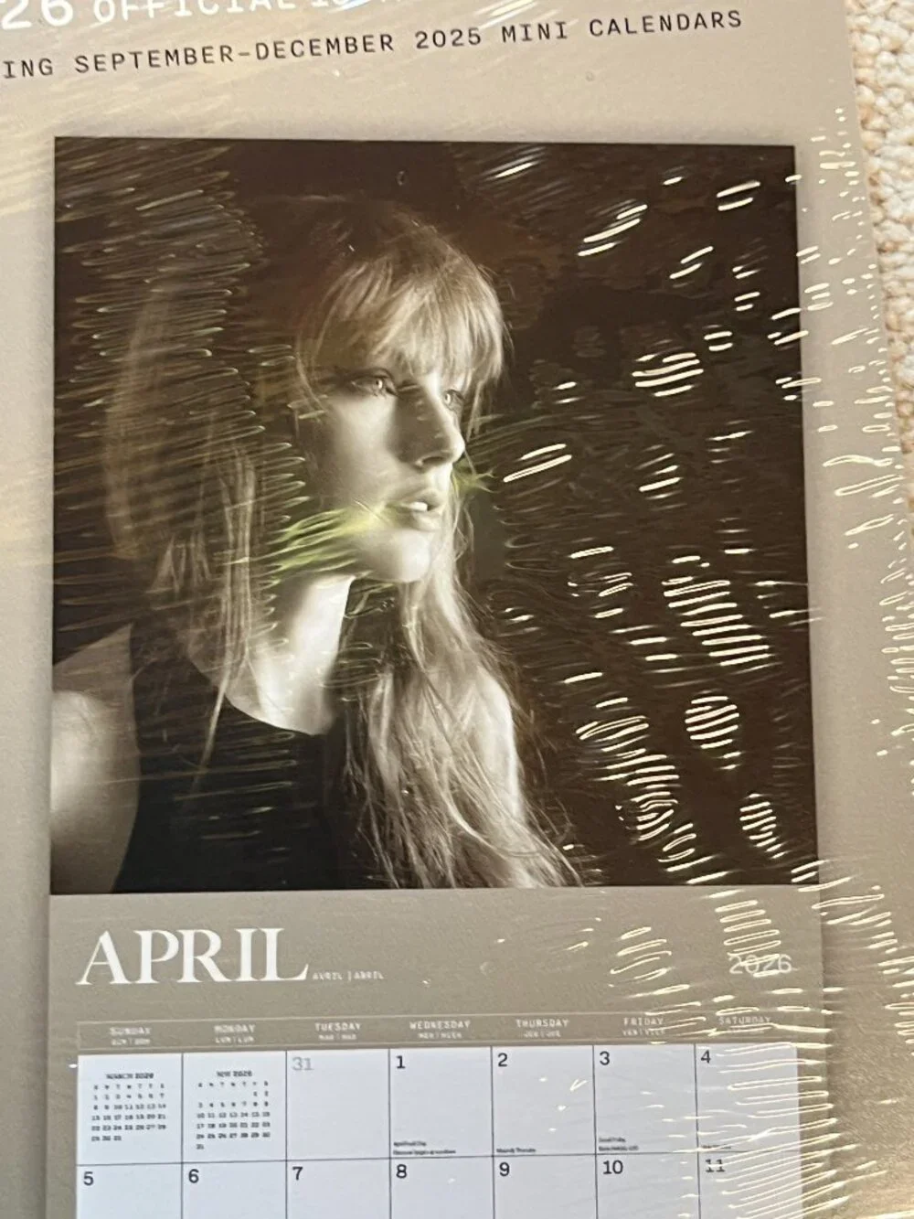 Taylor Swift Official Calendar‎ 2026 16 Month Edition (Thru 12/26) (New)